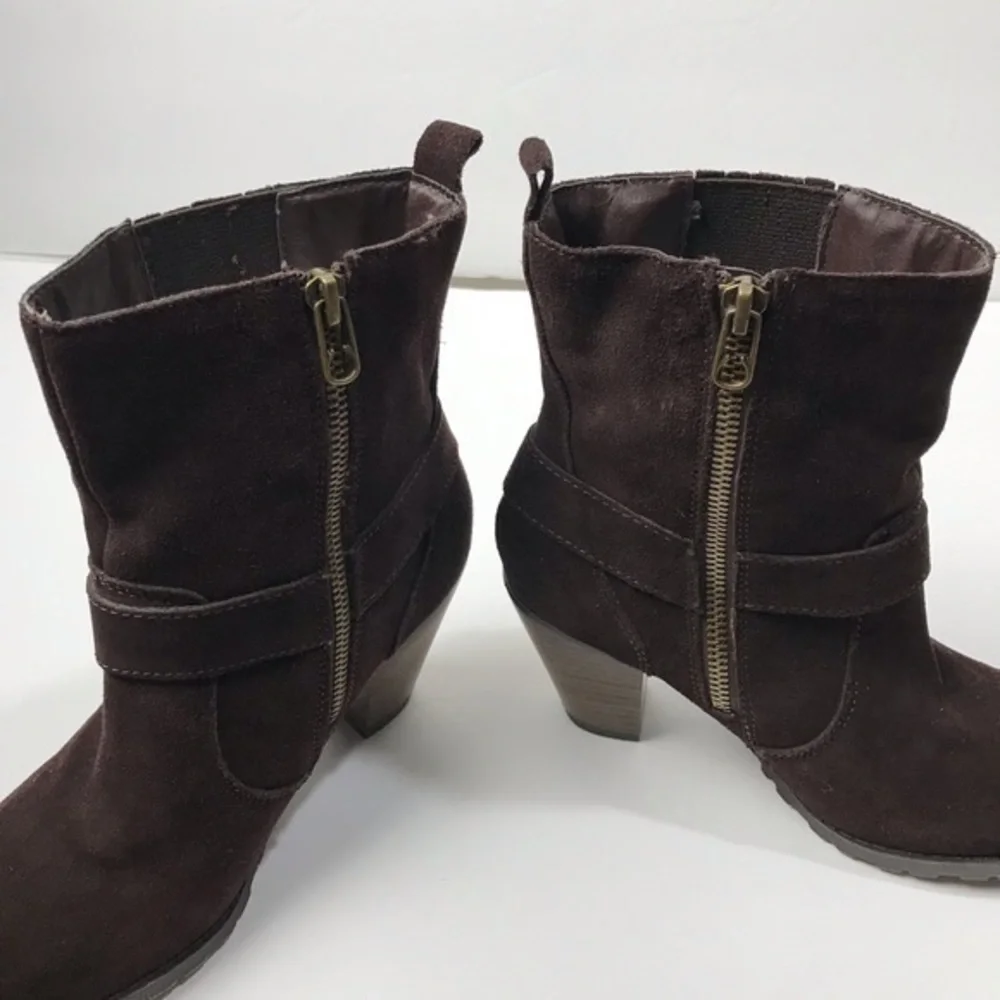 Eddie Bauer Harness Boot MADISON brown Women’s size 6 3” heel height